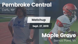 Matchup: Pembroke Central vs. Maple Grove  2019