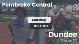 Matchup: Pembroke Central vs. Dundee  2019