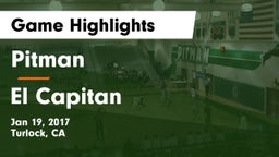 Pitman  vs El Capitan  Game Highlights - Jan 19, 2017