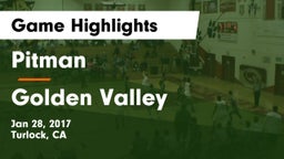 Pitman  vs Golden Valley  Game Highlights - Jan 28, 2017