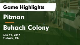 Pitman  vs Buhach Colony  Game Highlights - Jan 12, 2017
