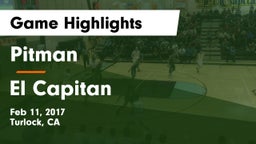 Pitman  vs El Capitan  Game Highlights - Feb 11, 2017