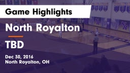 North Royalton  vs TBD Game Highlights - Dec 30, 2016