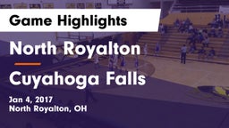 North Royalton  vs Cuyahoga Falls  Game Highlights - Jan 4, 2017