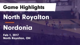 North Royalton  vs Nordonia  Game Highlights - Feb 1, 2017