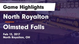 North Royalton  vs Olmsted Falls  Game Highlights - Feb 13, 2017