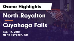 North Royalton  vs Cuyahoga Falls  Game Highlights - Feb. 14, 2018