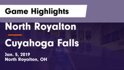North Royalton  vs Cuyahoga Falls  Game Highlights - Jan. 5, 2019