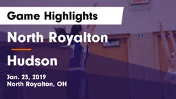 North Royalton  vs Hudson  Game Highlights - Jan. 23, 2019