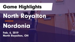 North Royalton  vs Nordonia  Game Highlights - Feb. 6, 2019