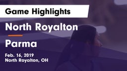 North Royalton  vs Parma  Game Highlights - Feb. 16, 2019