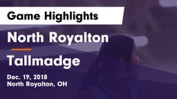 North Royalton  vs Tallmadge  Game Highlights - Dec. 19, 2018