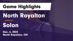 North Royalton  vs Solon  Game Highlights - Dec. 6, 2023