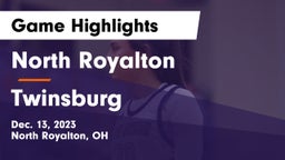 North Royalton  vs Twinsburg  Game Highlights - Dec. 13, 2023