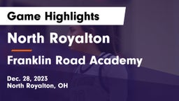 North Royalton  vs Franklin Road Academy Game Highlights - Dec. 28, 2023