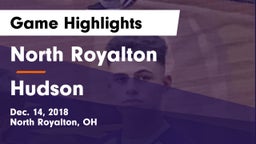 North Royalton  vs Hudson  Game Highlights - Dec. 14, 2018