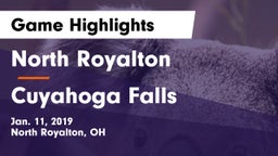 North Royalton  vs Cuyahoga Falls  Game Highlights - Jan. 11, 2019