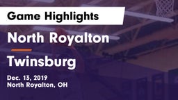 North Royalton  vs Twinsburg  Game Highlights - Dec. 13, 2019