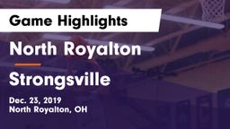 North Royalton  vs Strongsville  Game Highlights - Dec. 23, 2019