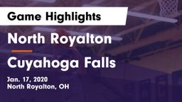 North Royalton  vs Cuyahoga Falls  Game Highlights - Jan. 17, 2020