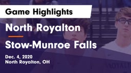 North Royalton  vs Stow-Munroe Falls  Game Highlights - Dec. 4, 2020