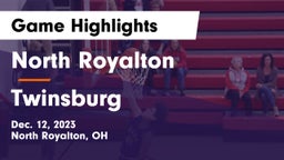 North Royalton  vs Twinsburg  Game Highlights - Dec. 12, 2023