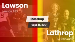 Matchup: Lawson  vs. Lathrop  2017