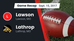 Recap: Lawson  vs. Lathrop  2017