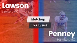 Matchup: Lawson  vs. Penney  2018