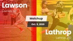 Matchup: Lawson  vs. Lathrop  2020