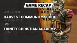 Recap: Harvest Community School vs. Trinity Christian Academy  2016