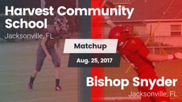 Matchup: Harvest Community vs. Bishop Snyder  2017