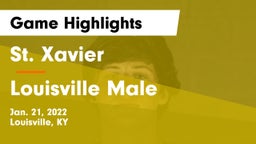 St. Xavier  vs Louisville Male  Game Highlights - Jan. 21, 2022