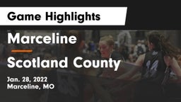 Marceline  vs Scotland County  Game Highlights - Jan. 28, 2022