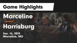 Marceline  vs Harrisburg  Game Highlights - Jan. 16, 2024