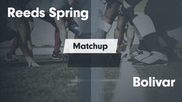 Matchup: Reeds Spring High vs. Bolivar 2016