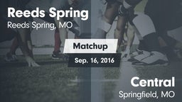 Matchup: Reeds Spring High vs. Central  2016