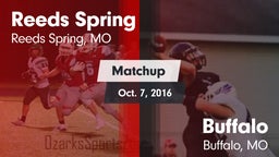Matchup: Reeds Spring High vs. Buffalo  2016
