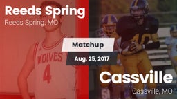 Matchup: Reeds Spring High vs. Cassville  2017