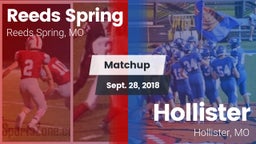 Matchup: Reeds Spring High vs. Hollister  2018