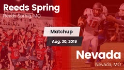 Matchup: Reeds Spring High vs. Nevada  2019