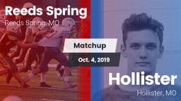 Matchup: Reeds Spring High vs. Hollister  2019