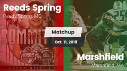 Matchup: Reeds Spring High vs. Marshfield  2019