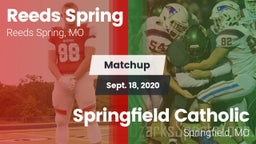 Matchup: Reeds Spring High vs. Springfield Catholic  2020