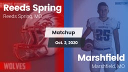 Matchup: Reeds Spring High vs. Marshfield  2020