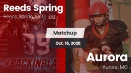 Matchup: Reeds Spring High vs. Aurora  2020