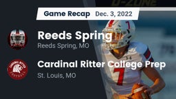 Recap: Reeds Spring  vs. Cardinal Ritter College Prep  2022