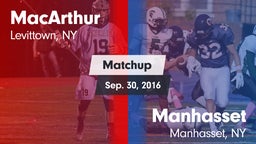 Matchup: MacArthur vs. Manhasset  2016