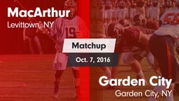 Matchup: MacArthur vs. Garden City  2016