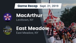 Recap: MacArthur  vs. East Meadow  2019